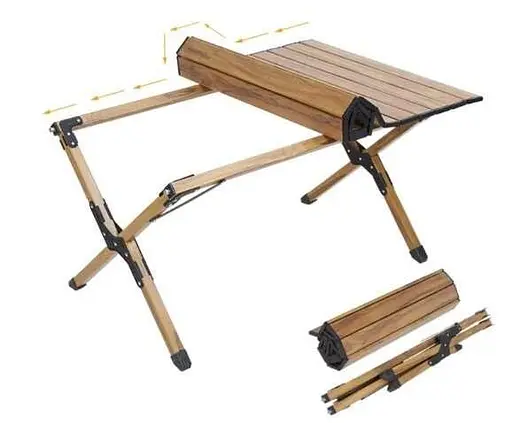 Кемпінговий набір Kermit стіл для пікніка 90 см + стілець туристичні меблі Oxford 600D - фото 6