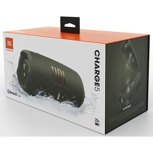 Портативна акустика JBL Charge 5 Green (JBLCHARGE5GRN) - фото 8