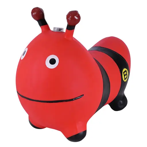 Дитяча іграшка-стрибун "Бджілка" RB2515 музика, світло Червоний