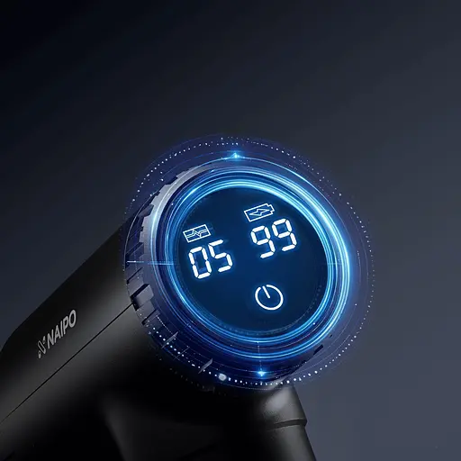 Перкуссионный массажер Naipo NPMGUN-K5 [149817] - фото 3