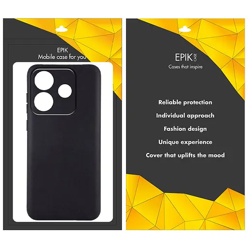 Чохол Epik TPU Black Full Camera для Xiaomi Redmi Note 14 5G Чорний - фото 2