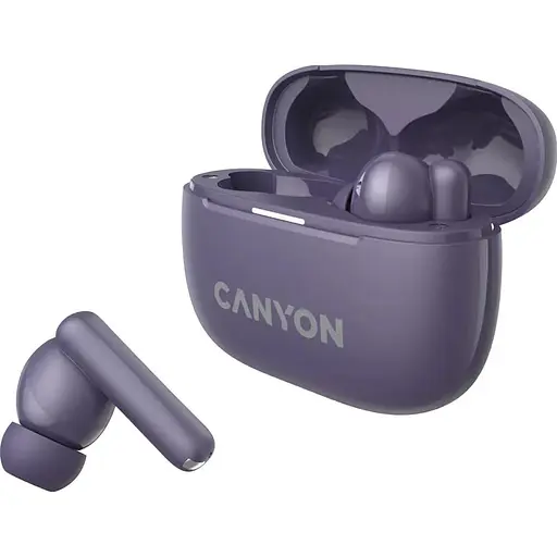 Навушники Canyon TWS headset OnGo TWS-10 ANC+ENC Purple (CNS-TWS10PL) - фото 5