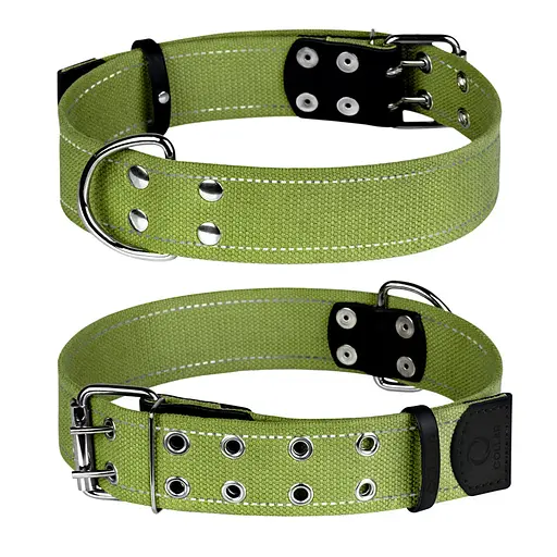 Ошейник для собак хлопчатобумажная тесьма CoLLaR Брезент (ширина 45мм длина 56-71см)