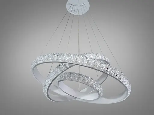 Изысканная светодиодная люстра Romin подвес с пультом димером 120 Вт золото - фото 3