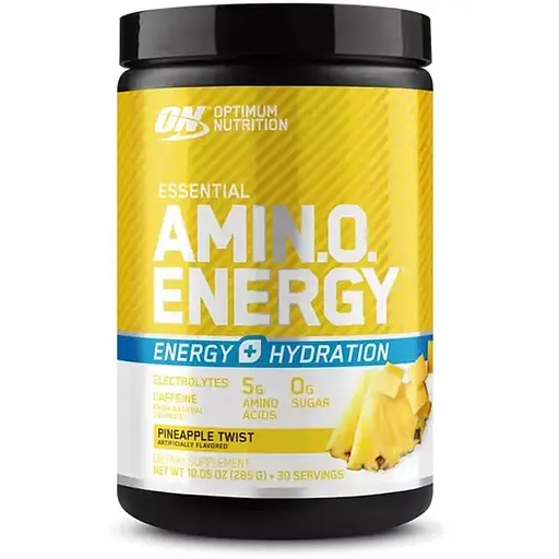 Предтренировочный комплекс Optimum Nutrition Essential Amino Energy+Electrolytes, 285 грамм - Ананас - фото 1