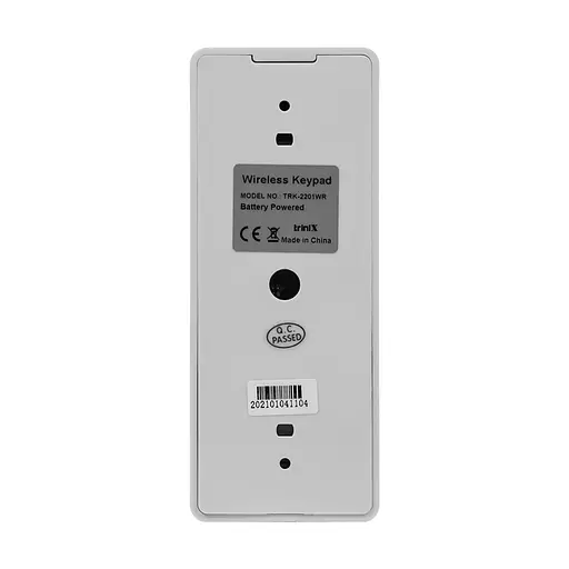 Клавіатура бездротова зі зчитувачем EM-Marine Trinix TRK-2201WR White (71-00001) - фото 4