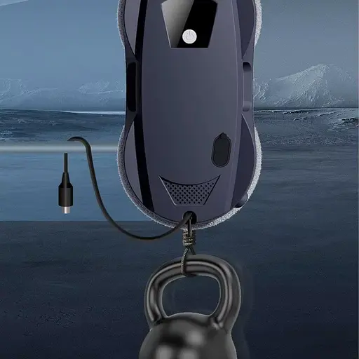 Робот для мытья окон DJET W124D с двусторонним автоматическим распылителем воды Black - фото 4