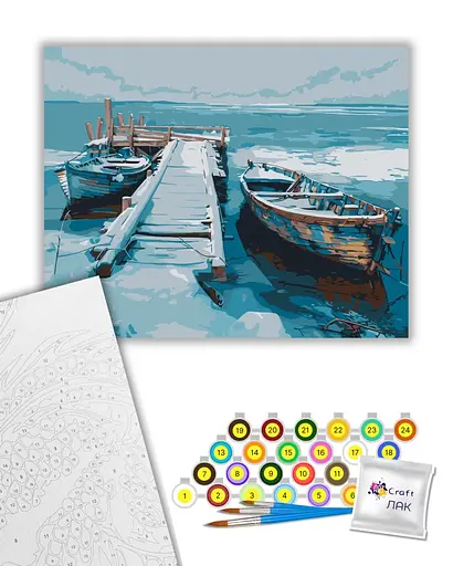 Набір для розпису ArtCraft Холодна пристань 40 x 50 см (11079-АС) - фото 2