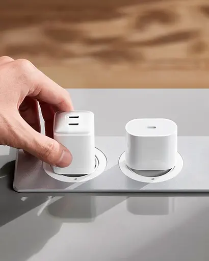 Зарядний пристрій блок живлення Anker PowerPort 521 Nano Pro Power IQ 2 виходи Type-C білий (A2038G21) - фото 2