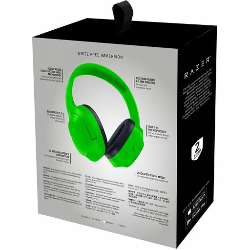 Наушники с микрофоном Razer Opus X Green (RZ04-03760400-R3M1) - фото 8