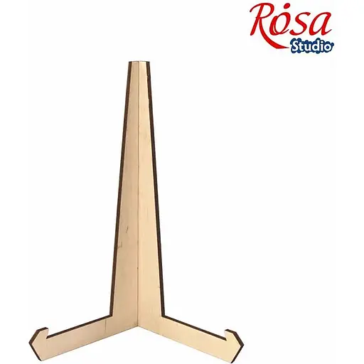 Мольберт-подставка (под картину/тарелку) ROSA Studio настольный А5 сувенирный 20х10х27см. 