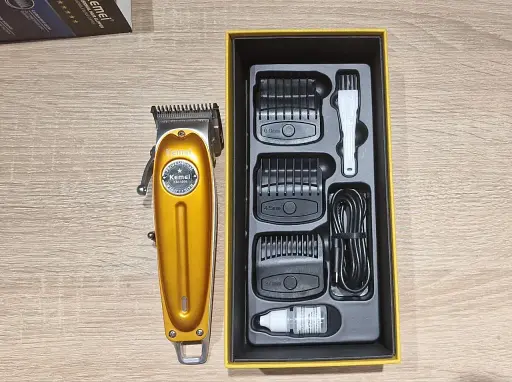 Металлическая профессиональная машинка Kemei KM-1956 - фото 5