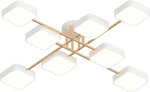 Люстра XI3350-8 белый + золото