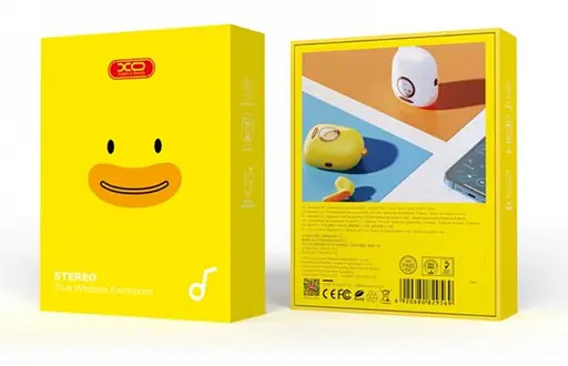 Наушники XO G6 TWS Bluetooth earphone желтые - фото 3