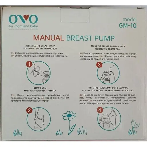 Молоковідсмоктувач Ovo GM-10 механічний - фото 2