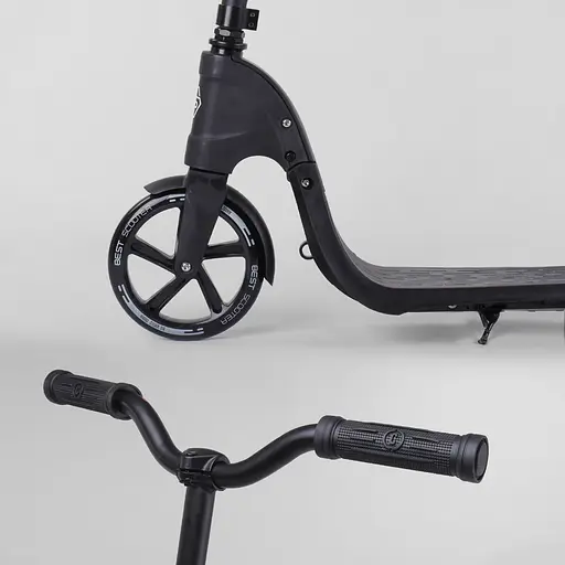 Самокат Best Scooter 92х48х104 см Чорний 000231489 - фото 4