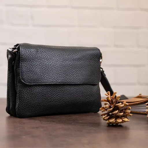 Сумка кожаная мужская SHVIGEL 21,5х16х4-10 см sum0012771 - фото 7