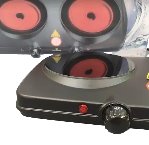 Плита двухкомфорочная инфракрасная Edenberg EB-62271 электрическая кухонная настольная - фото 4