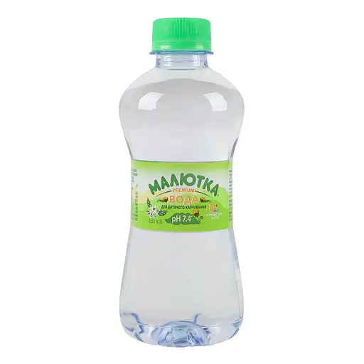 Вода Малютка Премиум питьевая негазированная 0.33 л  - фото 2