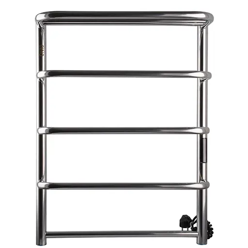 Електрична рушникосушка Unio KSp EU 700-500-5 Каскад Скоба з полицею, Хром, Праве, Електронний - фото 1