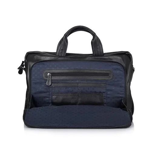 Чоловіча шкіряна сумка TARWA 27х41х9 см sum0026104 - фото 4