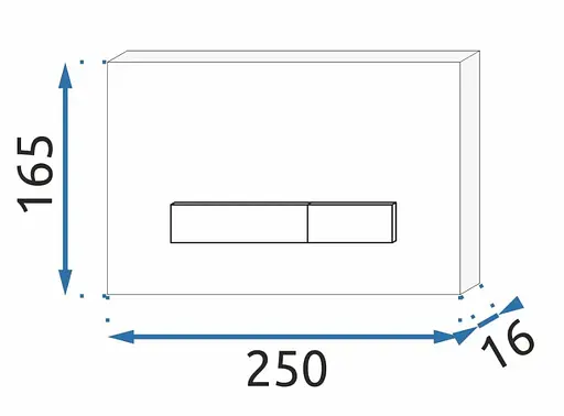 Кнопка змиву для інсталяції Rea H nikiel REA-E5695, Никель - фото 3