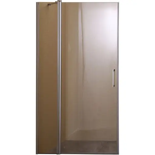 Душевые двери Bravo Paslenka 100, прозрачный, хром - фото 1