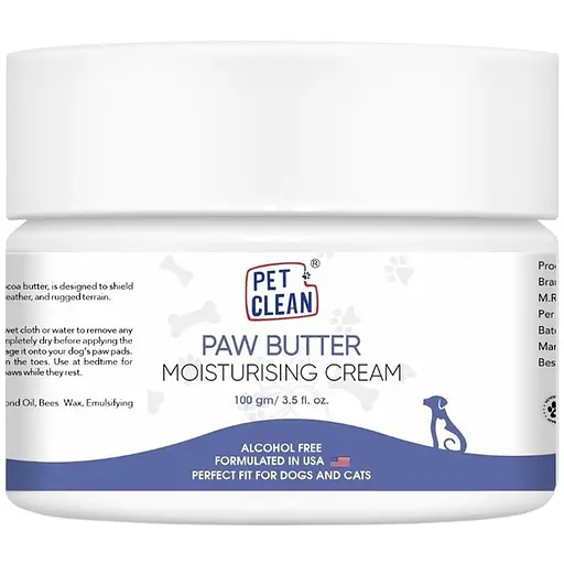 Бальзам для лап животных Pet Clean Paw Butter с успокаивающим и питательным эффектом 100 г