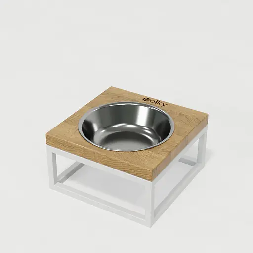 Hollky Base Solo S — миска на підставці для котів і маленьких собак (1 × 0,45 л) - фото 2