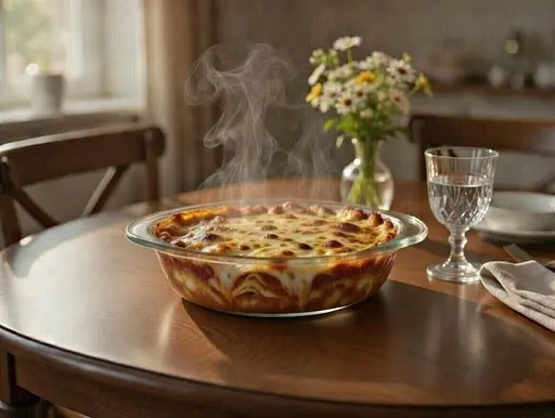 Деко для запікання кругле жароміцне скло з ручками Marinex 2.4 л (6496) - фото 7