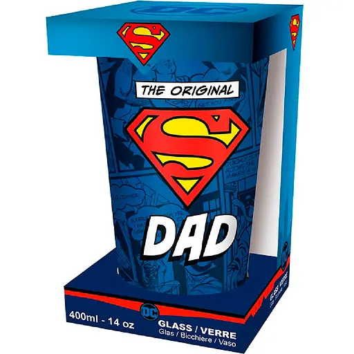 Склянка DC Comics The Original "S" Dad (Супермен) 400 мл - фото 4