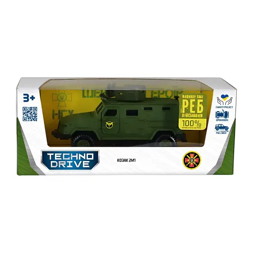 Игровая автомодель "Казак 2М1 - Гур Мо" TechnoDrive KS450-1 серия "Шевроны Героев" - фото 2