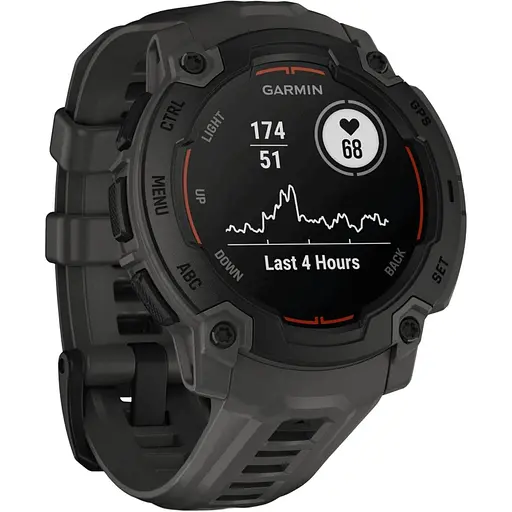 Смарт-годинник Garmin Instinct E 45mm Black with Charcoal Band (010-02933-00) [125567] - фото 3