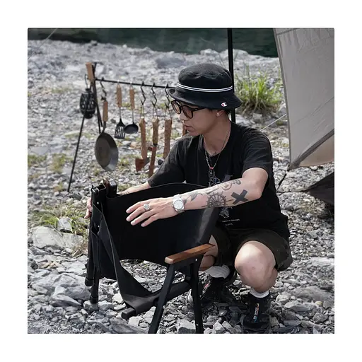 Складное туристическое кресло Naturehike CNK2350JJ015 алюминий (Черный) - фото 5