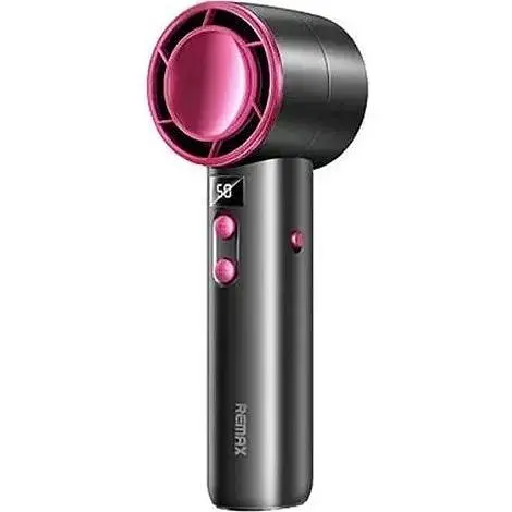 Фен Remax F32 Fonry Series 100-gear Stepless High-speed Handheld Fan Gunmetal фиолетовый - фото 1