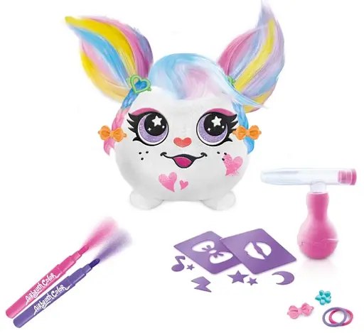 Набор Canal Toys Diy Airbrush Plush - Hair'iffic "Сделай прическу - Пош" (AIR038/3) - фото 4