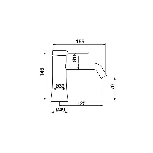 Змішувач для умивальника GRB Time 47541471 Білий - фото 2