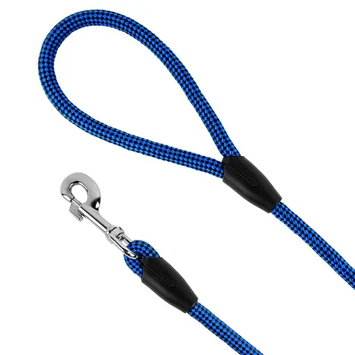 Поводок для собак Barksi Active 183х1.2 см из альпинистского черно-синий - фото 3