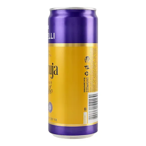 Напиток винный Fratelli Maracuja Giallo белый полусладкий слабоалкогольный игристый 6-6.9% 0.33 л - фото 2