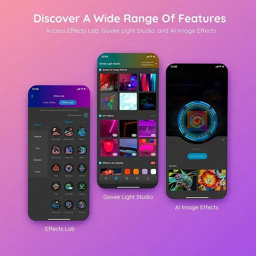 Светодиодная лента Govee H618C Basic Wi-Fi + Bluetooth LED Strip Lights RGBIC 10м (H618C3D1) [136707] - фото 6