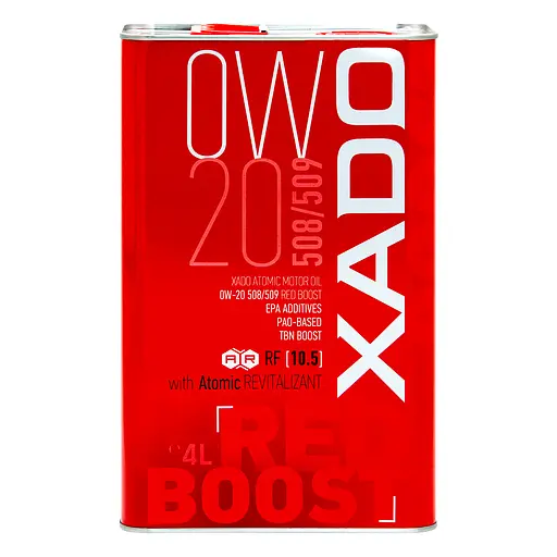Моторное масло Xado Atomic Oil Red Boost 0W-20 4л(ХА 25294) - фото 1