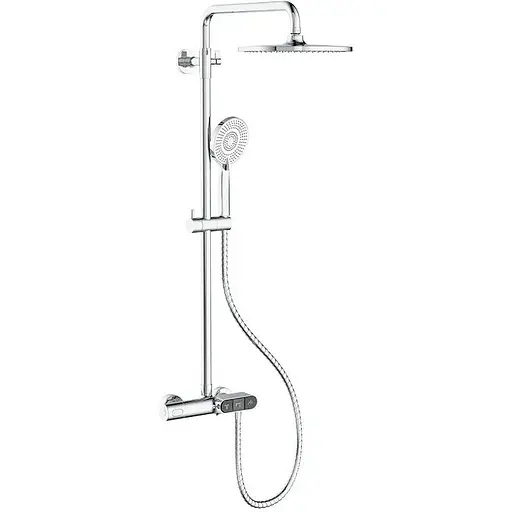 Душова система з термостатом Koer KB-55014-01 KR4732, Хром - фото 1