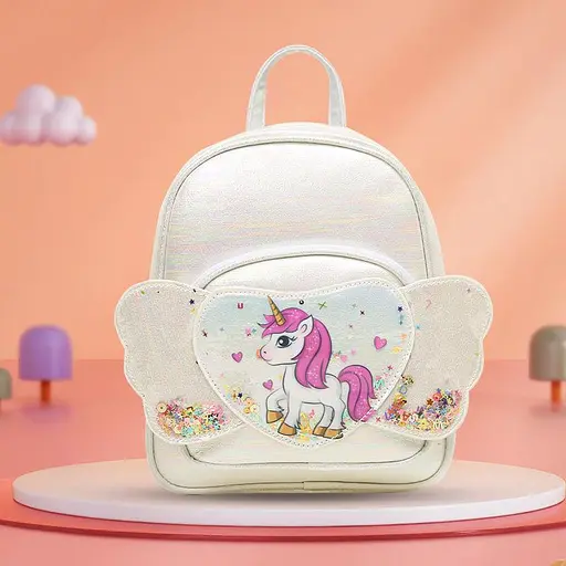 Рюкзак із єдинорогом, на 1 відділення, 24x20x8 см, C62917 (В асортименті) - фото 4