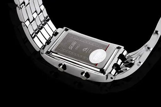 Унікальний чоловічий годинник Skmei 0953 (Сріблястий) - фото 4