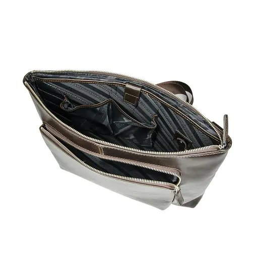 Чоловіча шкіряна сумка через плече GRANDE PELLE sum0025710 - фото 3