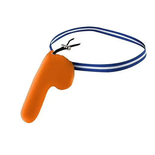 Мужские эротические трусы без задней части L/XL/XXL Оранжевый - фото 1