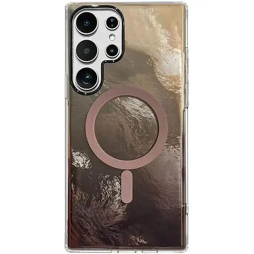 Чехол Epik TPU Shiny Mountain (MagFit) для Samsung Galaxy S24 Ultra Chocolate