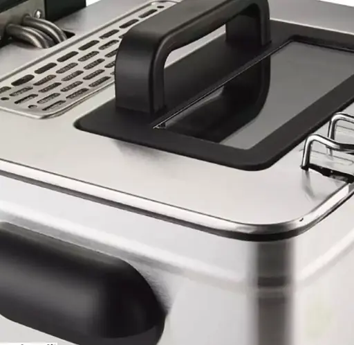 Фритюрница двойная 2000 Вт на 4.5 л Royalty Line DF4902 + 3 корзины в комплекте - фото 6