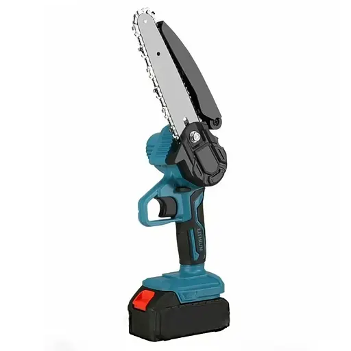 Многофункциональный набор 3 в 1 беспроводная цепная пила секатор и высоторез с удлинителем 2 м 2 аккумуляторы 36 Вт Синий - фото 6