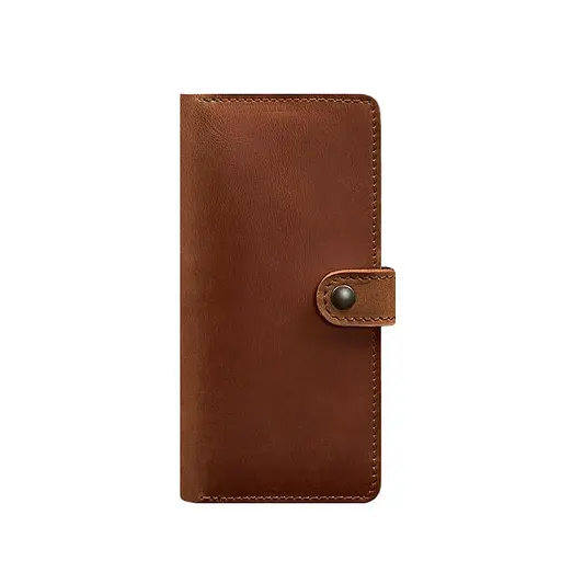 Кожаный портмоне 7.0 светло-коричневый Crazy Horse - фото 7